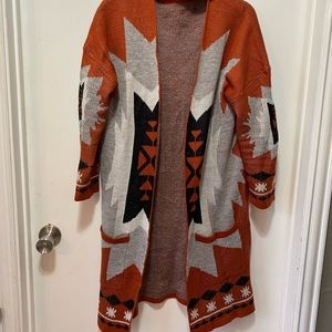 Aztec geometric southwestern sweater